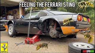 Ferrari 308  I Got Stung Rebuilding this Project [upl. by Lirbaj552]