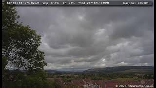 7 August 2024  Lochgelly WeatherCam Timelapse [upl. by Lachish154]