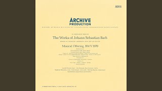 JS Bach Musical Offering BWV 1079  Ricercar a 6 [upl. by Neirb577]