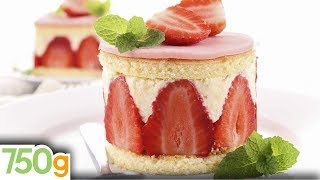 Recette de Fraisier inratable  750g [upl. by Ioab]