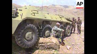 TAJIKISTAN RUSSIAN TROOPS CLASH WITH REBELS [upl. by Yuzik]