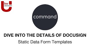 Static Data Form Templates  Dive Into the Details of DocuSign [upl. by Atilamrac]