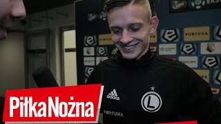 Legia  Korona 31 Sebastian Szymański po meczu [upl. by Niawat770]