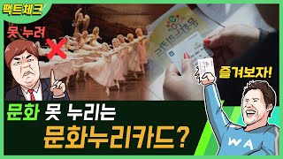 이름만 문화인 문화누리카드 일상생활에 실용성 없다 팩트 문화누리카드에 대한 모든 것  사실은 이렇습니다 시즌2 75회 [upl. by Anse]