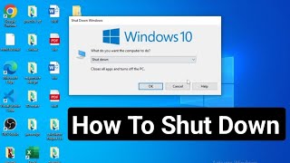 How to Properly Shutdown Your Windows 10 PcLaptop Step by Step [upl. by Reger77]