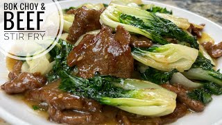 Beef amp Bok Choy Stir Fry  Tender Juicy Beef And Vegetable Stir Fry [upl. by Nueormahc725]