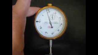 METRIC DIAL INDICATOR 010mm 001mm 6 JEWELED [upl. by Atnes]