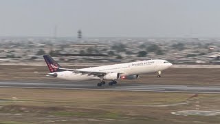 BRUSSELS AIRLINES A333 IN ABIDJAN INTERNATIONAL AIRPORT [upl. by Inad]