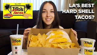 LAs Iconic Hard Shell Tacos  Titos Tacos [upl. by Maclay807]