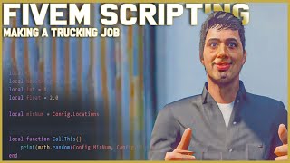 FiveM Scripting  Making A Trucking Job Pt 1 [upl. by Teemus]