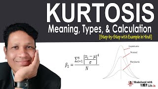 Kurtosis in Statistics  Explained with Example in Hindi  Descriptive Statistics  Lean Six Sigma [upl. by Elsworth]