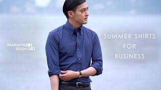 鎌倉シャツ｜SUMMER SHIRTS FOR BUSINESS [upl. by Sirrot131]