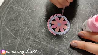 Dot Mandala Art using Pastel colours art16 Step by Step Mandala Painting [upl. by Nylecyoj581]