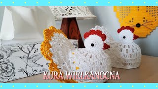 Wielkanocna kura  ozdoba krok po kroku na szydełku [upl. by Oakman69]