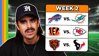 Predicting Every Week 2 NFL Game [upl. by Kanal]