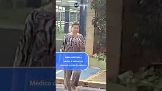 Médica diz bater o ponto e ir embora por causa da creche do cachorro  SBT Brasil 221024 [upl. by Tizes]