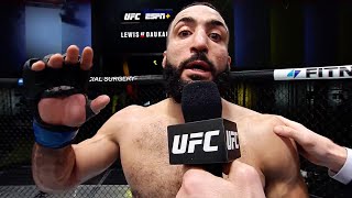 Belal Muhammad Octagon Interview  UFC Vegas 45 [upl. by Anemolif]