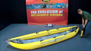 How to inflate the StraitEdge 2 inflatable kayak AE1014Y [upl. by Crotty871]