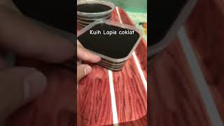 Resipi mudah kuih lapis coklat kukus [upl. by Yeo]