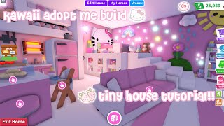 adopt me kawaii house tutorial  💗  roblox adopt me build tutorial [upl. by Annoj]