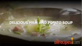 How to Make Ham and Potato Soup  Allrecipescom [upl. by Rachaba]