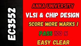 Vlsi and Chip Design important questions EC3552 💯 Pass  Score More Marks mostexpectedquestions [upl. by Attenyw641]