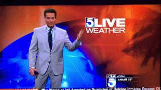 Henry DiCarlo my weatherman has a breakdown January 29 2016 [upl. by Suoilenroc668]