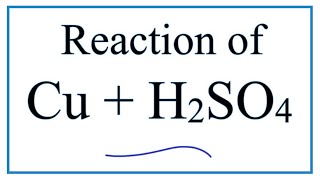 Cu  H2SO4 Copper  Sulfuric acid [upl. by Ree]