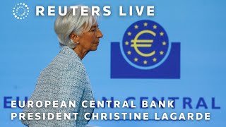 LIVE European Central Bank president Christine Lagarde speaks to media [upl. by Tireb]