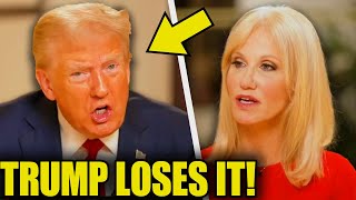 Trump SNAPS LOSES IT In Kellyanne Interview Gone WRONG [upl. by Maice351]