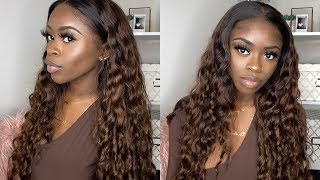 THE PERFECT FALL HAIR COLOR  HOW TO CHOCOLATE BROWN OMBRE  LITTLE TO NO BLEACH  FT ALIPEARL HAIR [upl. by Colfin99]