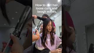 Quick and easy curling technique for long hair shortvideo hairstyle hair beautyartistry [upl. by Lars]