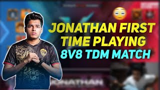 JONATHAN FIRST TIME PLAYING 8V8 TDM FIGHT 🔥 [upl. by Bumgardner461]