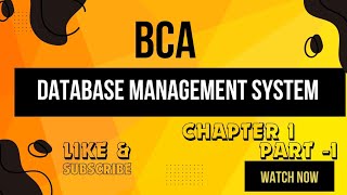 Introduction to Database Management Systems  MCS023 DBMS BCA Needs for DBMS Part 1 [upl. by Ahseiyn]