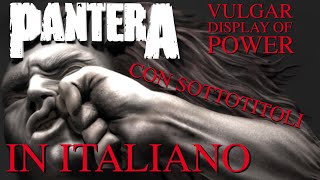 Pantera  Questo amore This love con sottotitoli in italiano [upl. by Anes]