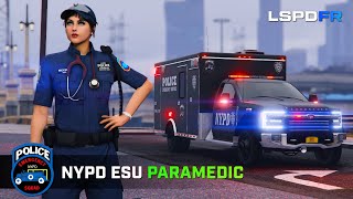 Responding to Emergencies as NYPD ESU Paramedic  EMS  GTA5 LSPDFR [upl. by Deery]