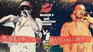 RawBarz Rinc Battle  Dangali Boy VS Black Ink 2nd Elimination Round [upl. by Shanney]