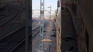 Mandore Express entering Jodhpur 💙 shorts indianrailways trains trending trendingshorts [upl. by Sueahccaz]