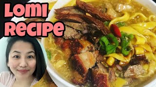 Batangas Lomi Recipe  Loming Batangas  OFW Version  Momshie Chums [upl. by Shenan]