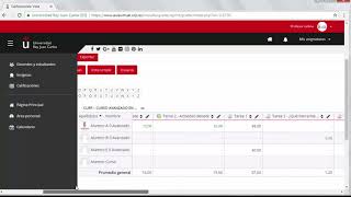 CURSO AVANZADO MOODLE 33 Tabla de calificaciones [upl. by Ayotac818]