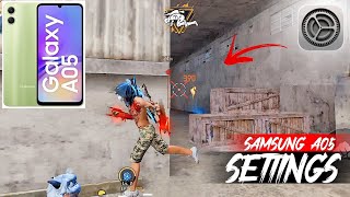 Samsung Galaxy A05 Free Fire Headshot Setting 😲 Samsung Galaxy A05 5g Free Fire Sensitivity [upl. by Nilram]