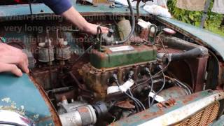 Starting An Engine After 20 years  Classic Mini 850 Engine Start [upl. by Uphemia]