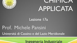 Chimica Applicata Lezione 17a [upl. by Flosser822]