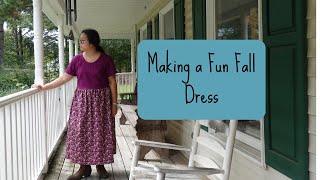 Making a Comfortable Dress for Fall  Smocked Sides Dress Variation  Ladys Smocked Dress [upl. by Lewert]