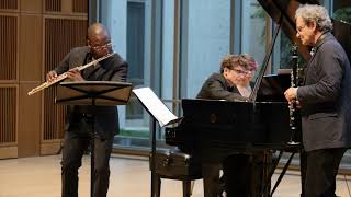 CONNESSON TechnoParade for Flute Clarinet and Piano – ChamberFest Cleveland 2017 [upl. by Noteek]