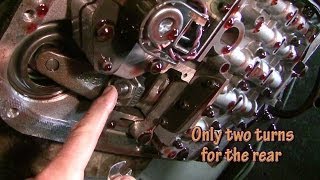 How to adjust bands and change automatic transmission fluid [upl. by Eimak]