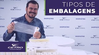 Tipos de embalagens Cetro [upl. by Jonati]