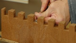 Paul Sellers  Dovetail Technique  Part 2 [upl. by Laehcimaj]