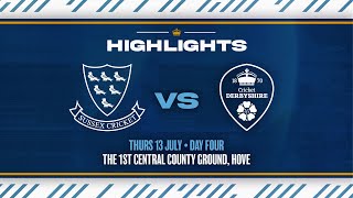 Highlights Day Four vs Sussex A [upl. by Hyozo]