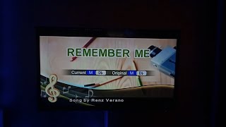 Renz Verano  Remember Me Karaoke TJ Media TKR304P [upl. by Menard740]